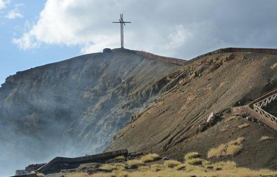 The rim of the Masaya Volcano