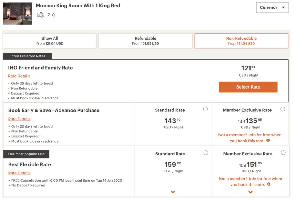 IHG Friends and Family Rate Save up to 30