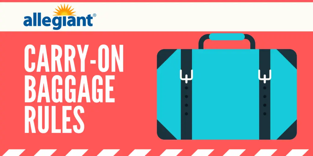 Allegiant Airlines CarryOn Rules Everything Need to Know