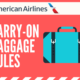 American Airlines Carry-On Rules: Everything Need to Know 2