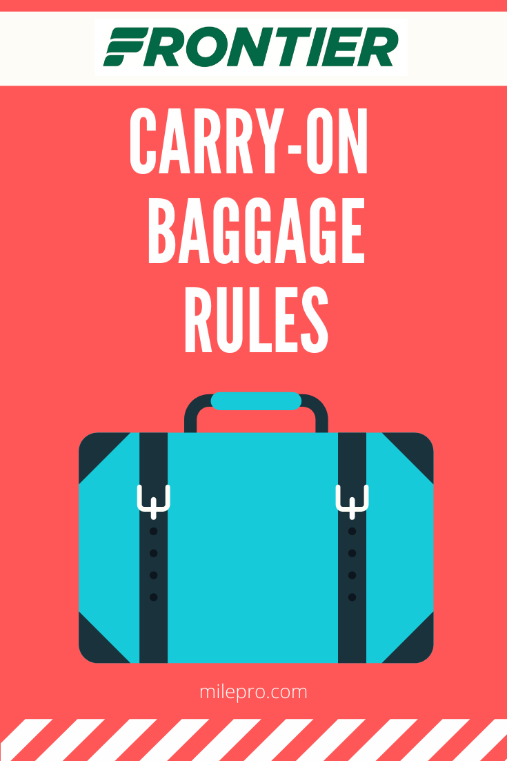 Frontier Airlines CarryOn Rules Everything You Need to Know