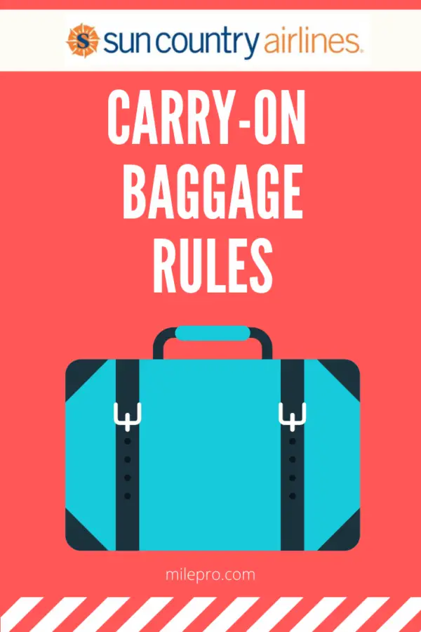 Sun Country Carry-On Rules: Everything You Need to Know