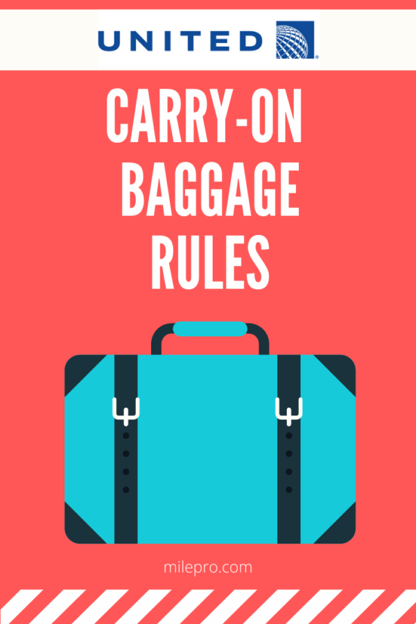 United Airlines CarryOn Rules Everything You Need to Know