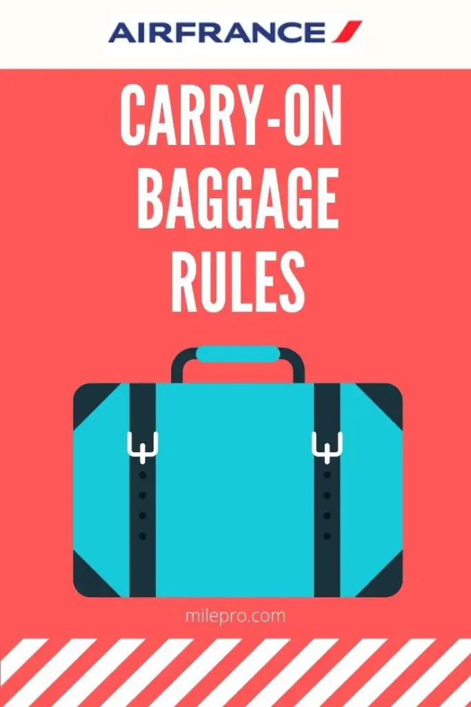 Air France Carry-On Size & Weight Limits: What You Need to Know