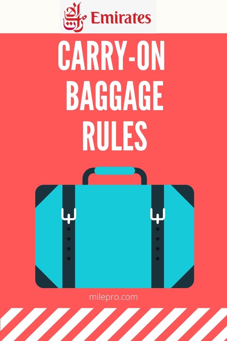 baggage rules for emirates international flights