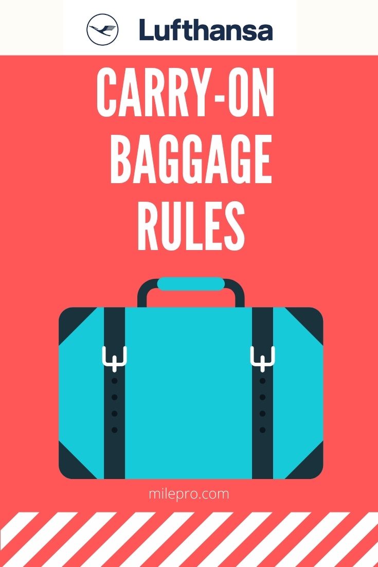 lufthansa carry on luggage dimensions