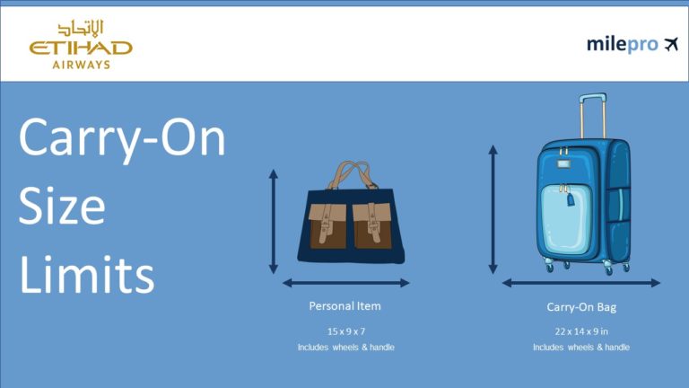 Etihad Cabin Baggage Allowance, Rules & Restrictions