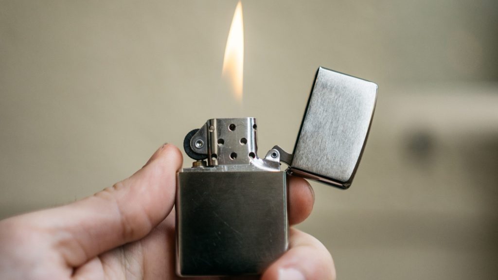 can I bring a zippo lighter on a plane