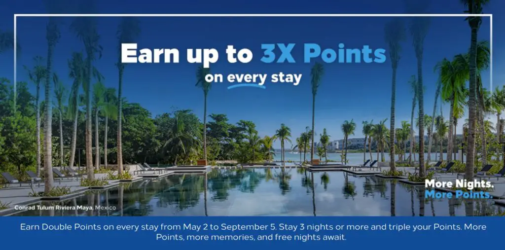Current Hilton Honors Promotion Summer 2022