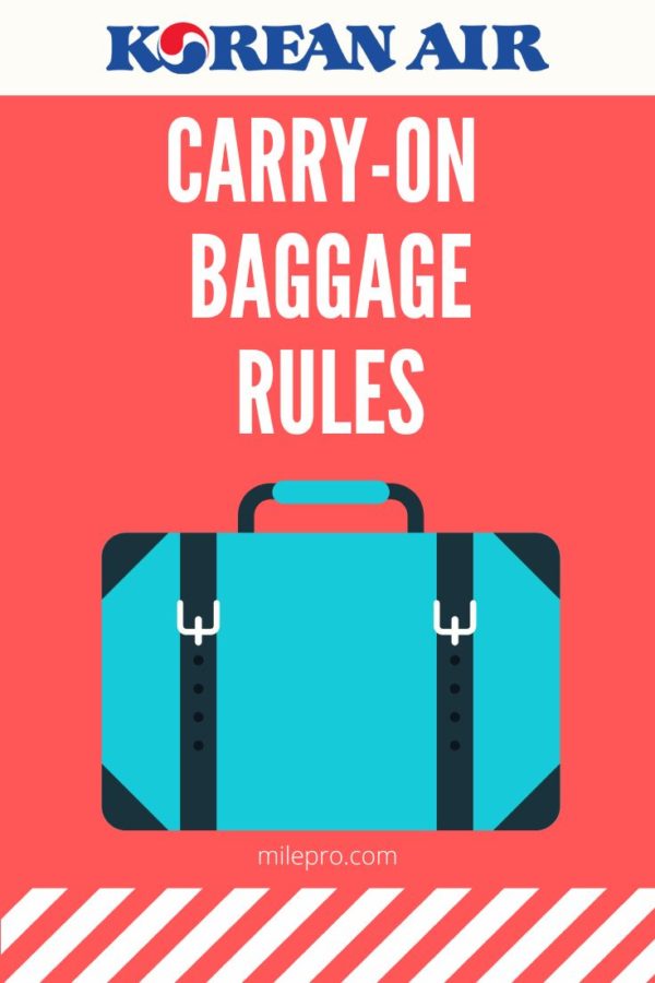 Korean Air CarryOn Restrictions Everything You Need to Know!