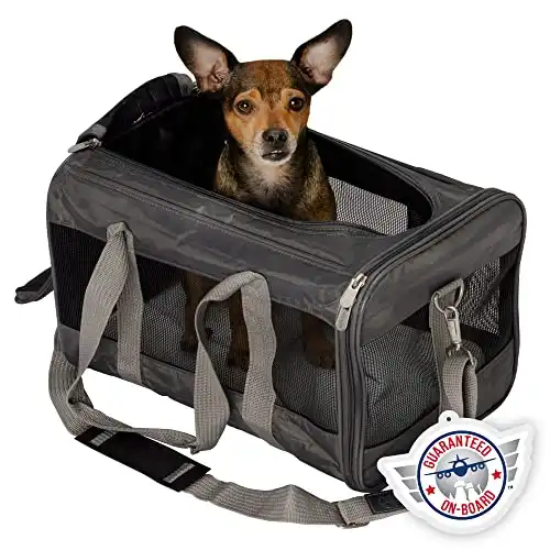 Sherpa Deluxe Travel Bag Pet Carrier, Airline Approved