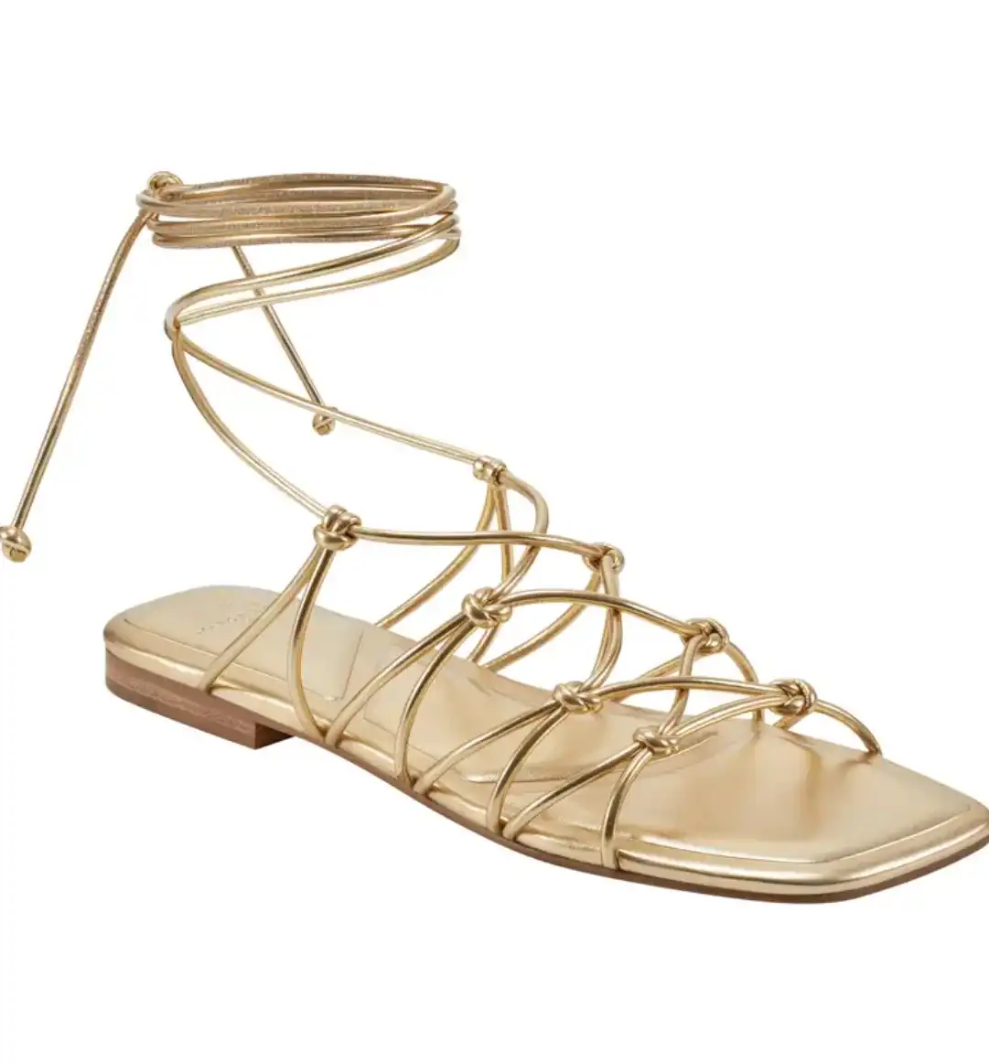 Monnie Ankle Wrap Flat Sandal | Nordstrom