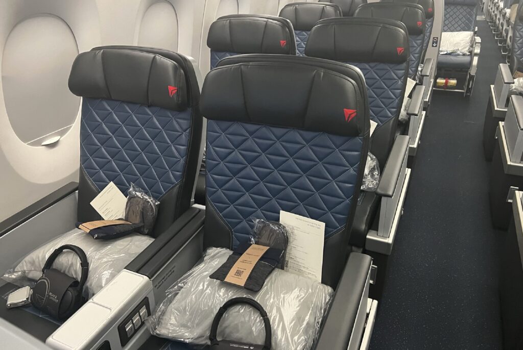 Delta Premium Select Seat at Boarding