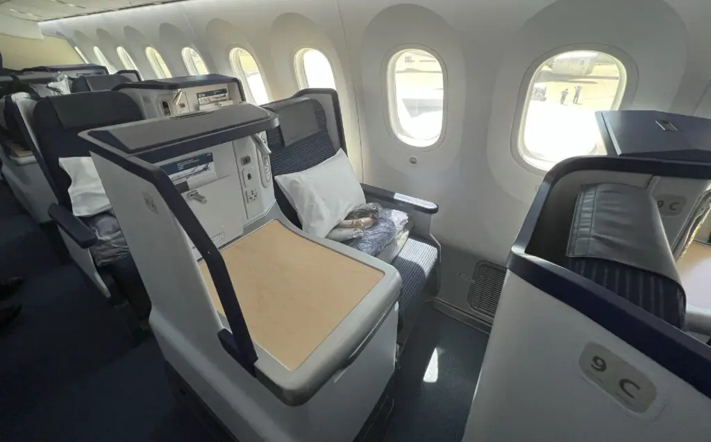 ANA Business Class Seat 10A Boeing 787