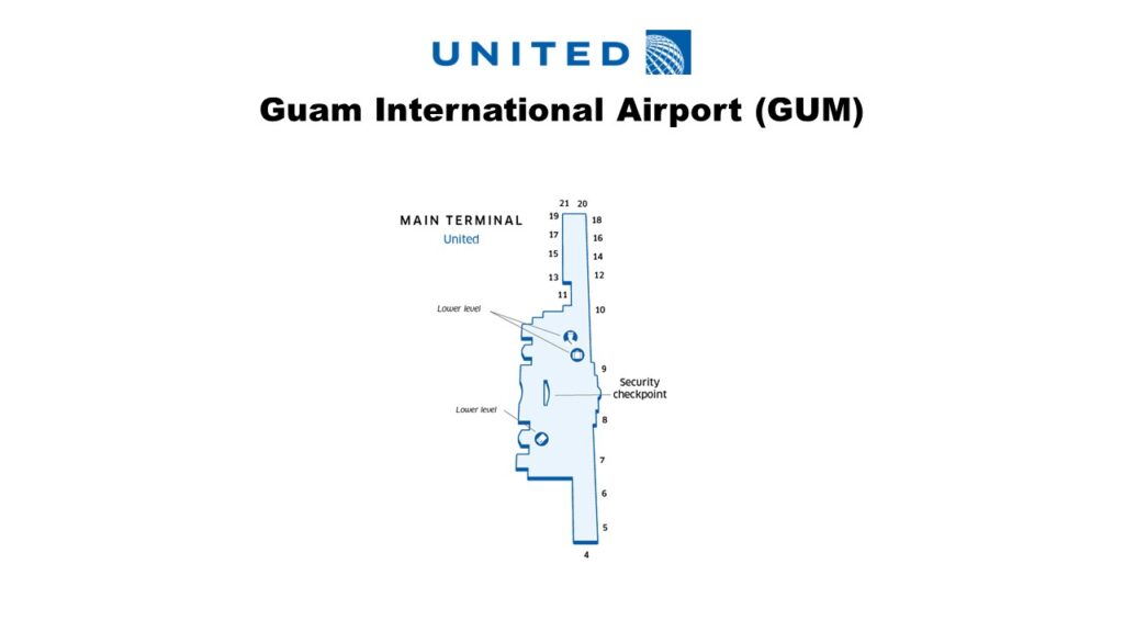 GUM United Terminal Map