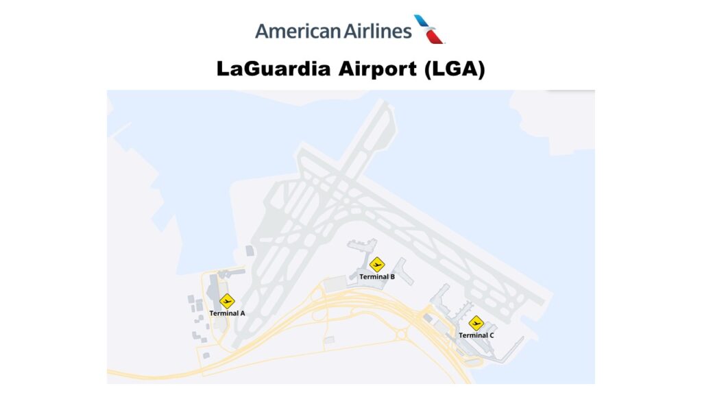 LGA Terminal Map American Airlines