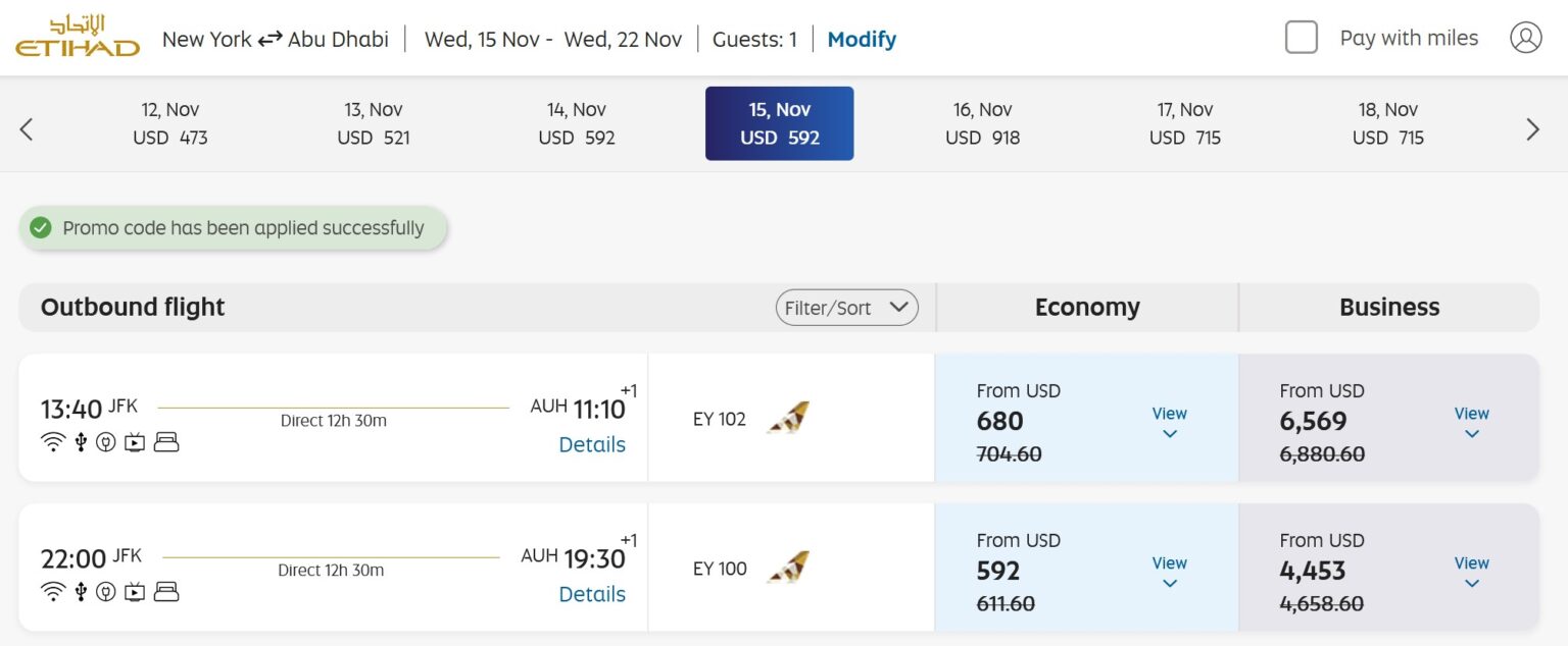 Etihad Amex Offer: How To Easily Save 10% On Etihad Flights!