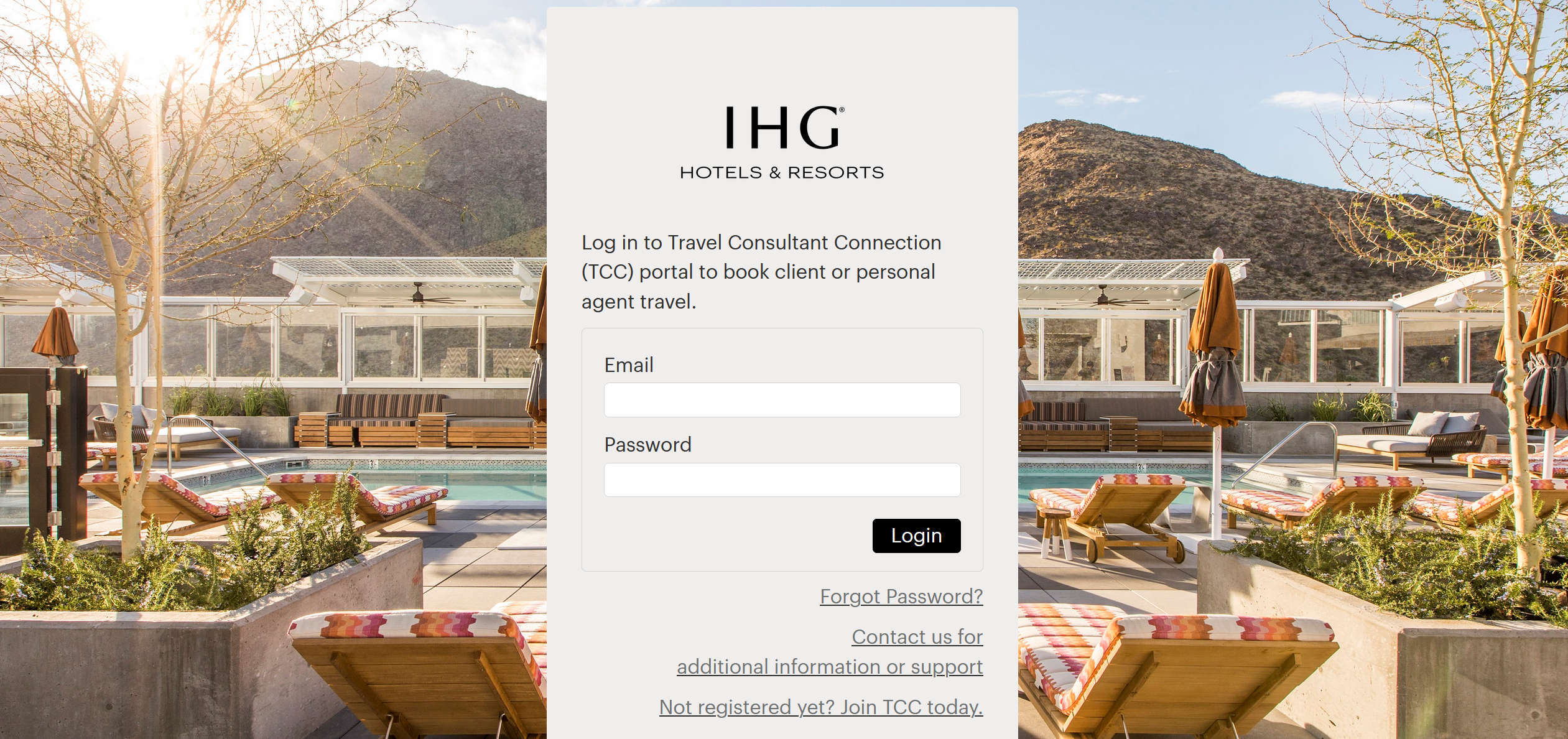 ihg travel agent website