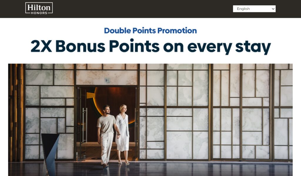 Hilton Double Points Promotion May 2024