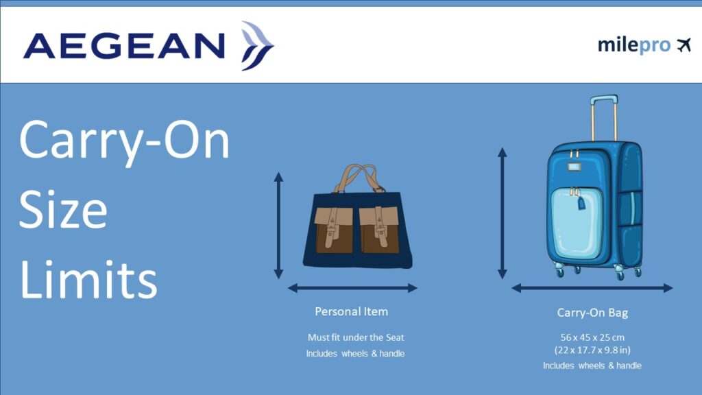 Aegean Airline Carry-On Size Limits