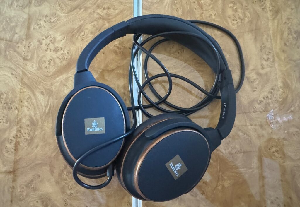 Emirates 777 Business Class Headphones